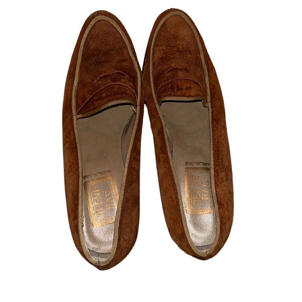 Geoffrey Beene Brown Suede Shoes Size 8